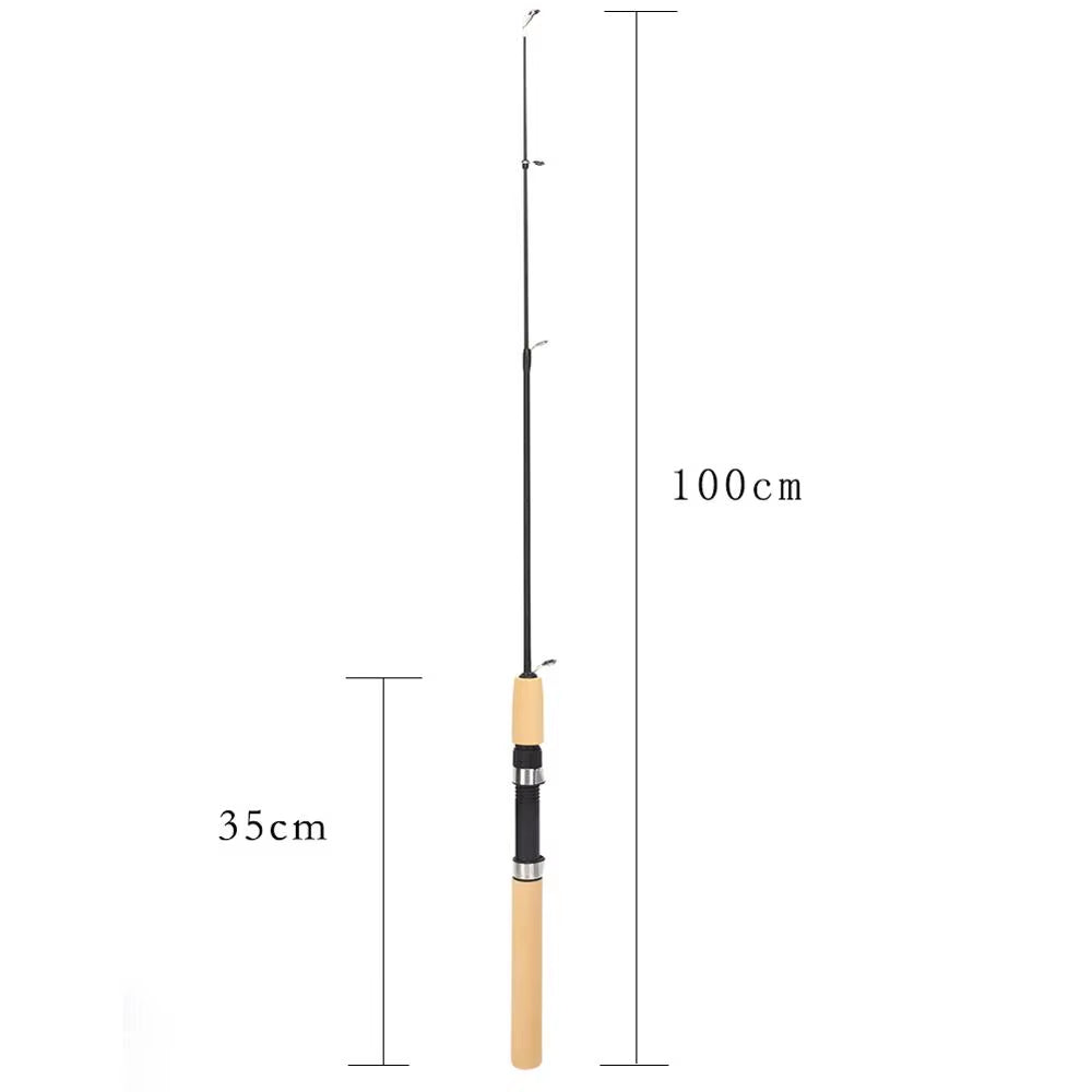 Portable Telescopic Fishing Rod Pen Set - Lightweight Pocket Fishing Pole with Reel Wheel | Compact Mini Fishing Tackle for Travel, Camping & Outdoor Fishing