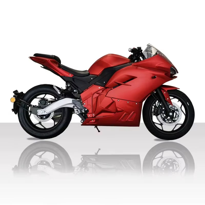 4000W Central-Chain Electric Motorcycle | 72V 120Ah Lithium Battery | High-Speed E-Motorbike with Fast Charging & Long Range