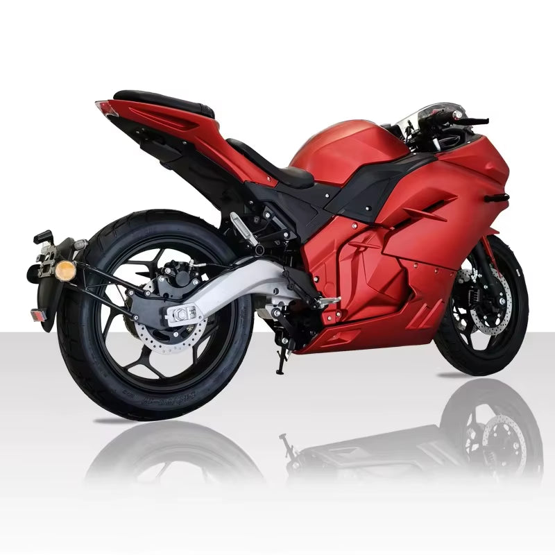 4000W Central-Chain Electric Motorcycle | 72V 120Ah Lithium Battery | High-Speed E-Motorbike with Fast Charging & Long Range