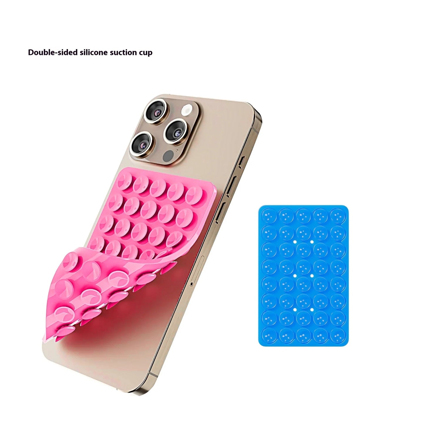 Artisan Silicone Suction Case – Dual-Sided Detachable Mount with Enhanced Grip, Designed for Modern iPhone Aesthetics